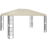 Vidaxl prieel 3x4 m crème