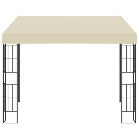 Vidaxl wandprieel 3x3 m stof crèmekleurig