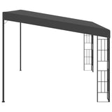 Vidaxl Wall Practor 3x4 m stof Anthracite -farvet