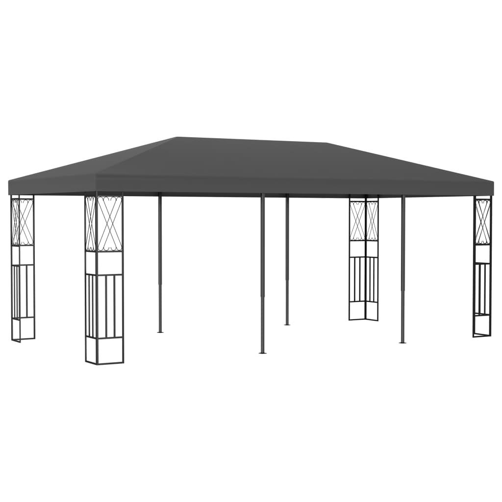 Vidaxl arbor 3x6 m antracyt pyłu