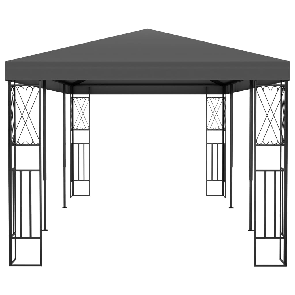 Vidaxl -Arbor 3x6 M Staub Anthrazit