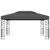 Vidaxl Arbor avec un double toit 3x4 m anthracite