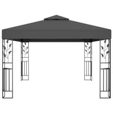 Vidaxl Arbor avec un double toit 3x4 m anthracite