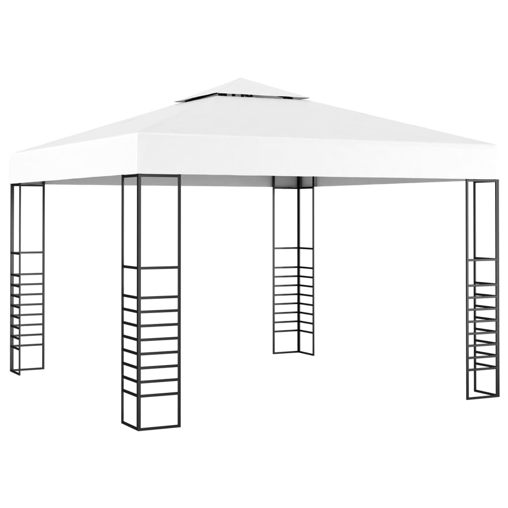 Vidaxl Garden pavilion 3x3 m white