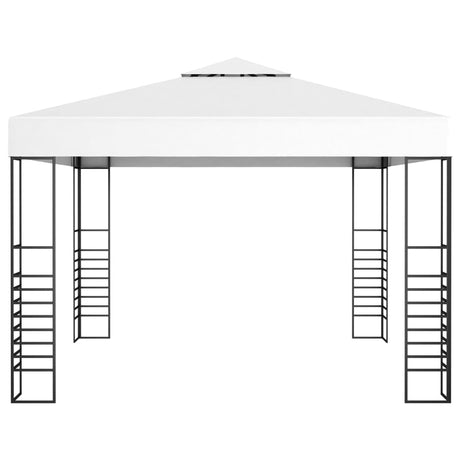 Vidaxl tuinpaviljoen 3x3 m wit