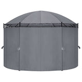 Vidaxl Arbor con tende 520x349x255 cm antracite -lorato