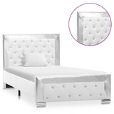 Vidaxl bedframe kunstleer wit 90x200 cm