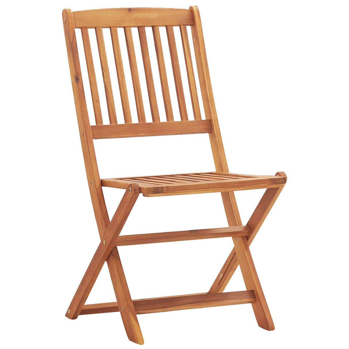 Vidaxl stoel bruin acaciahout