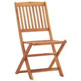 Vidaxl stoel bruin acaciahout