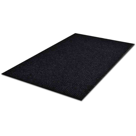 Vidaxl deurmat 117x220 cm pvc zwart