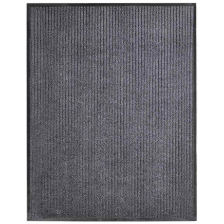 Vidaxl deurmat 117x220 cm pvc grijs