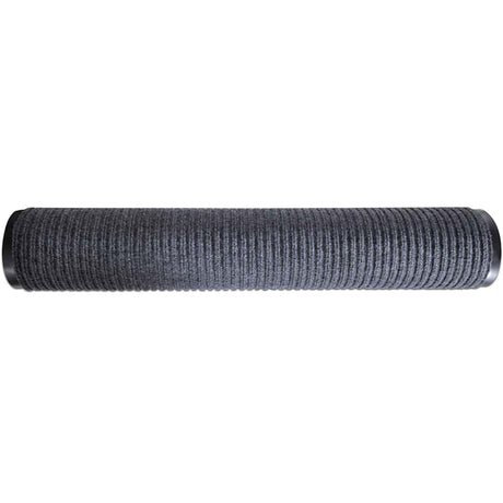 Vidaxl deurmat 117x220 cm pvc grijs