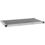 VidaXL Buitendouchbak 110x62 cm HKC Stainless steel gray