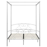 Vidaxl hemelbedframe metaal wit 160x200 cm