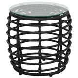 Vidaxl 3-delige bistroset poly rattan zwart