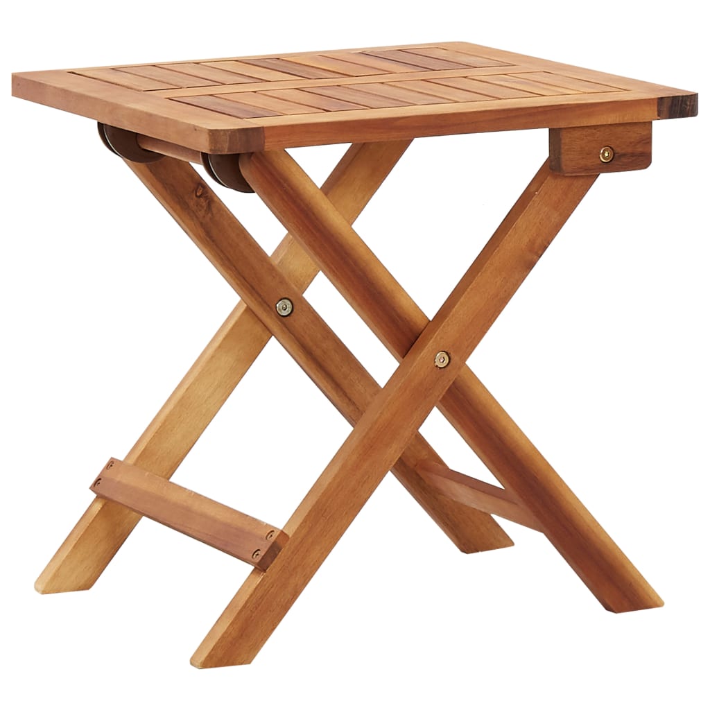 Vidaxl salontafel inklapbaar 40x40x40 cm massief acaciahout