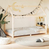 Vidaxl kinderbedframe massief grenenhout 80x160 cm
