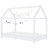 Vidaxl kinderbedframe massief grenenhout wit 70x140 cm