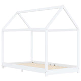 Vidaxl kinderbedframe massief grenenhout wit 90x200 cm