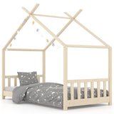 Vidaxl kinderbedframe massief grenenhout 80x160 cm