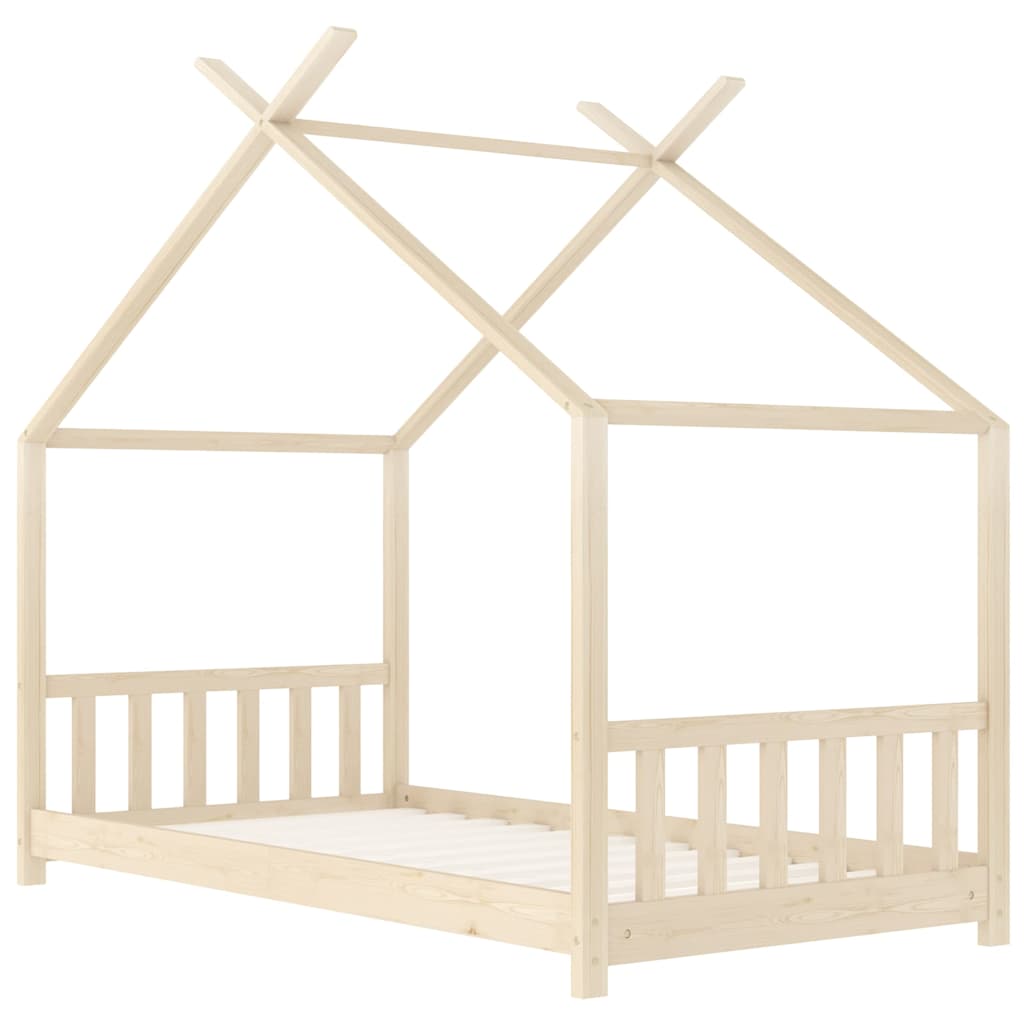 Vidaxl kinderbedframe massief grenenhout 80x160 cm