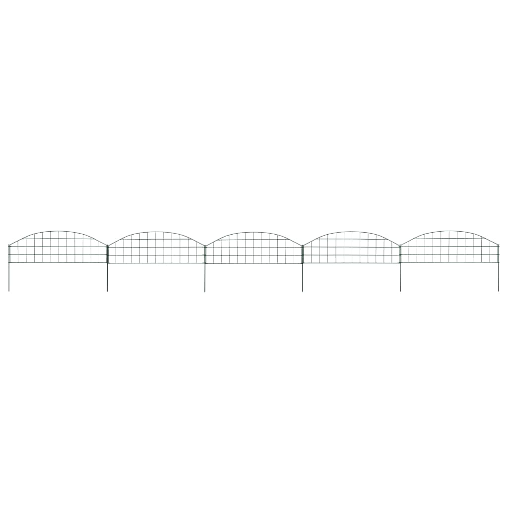 VIDAXL Fencing Set piegato 77.3x26 cm verde