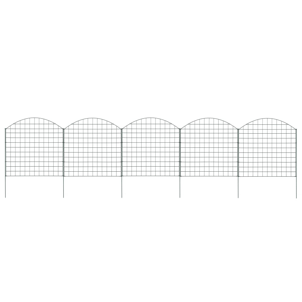 Vidaxl Fencing Set Bent 77,5x78,5 cm grøn