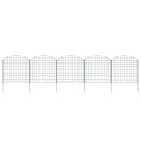 Vidaxl Fencing set bent 77.5x78.5 cm green