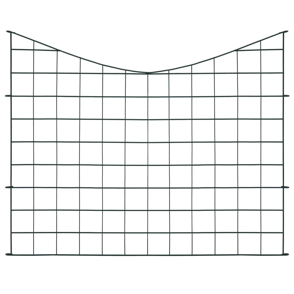 Vidaxl oplocení sada Hol Bent 77,5x64 cm zelená