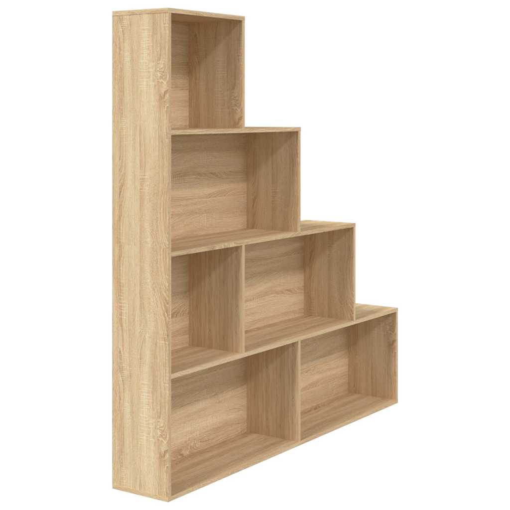 Vidaxl boekenkast kamerscherm 155x24x160 cm bewerkt hout sonoma eiken