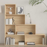 Vidaxl boekenkast kamerscherm 155x24x160 cm bewerkt hout sonoma eiken