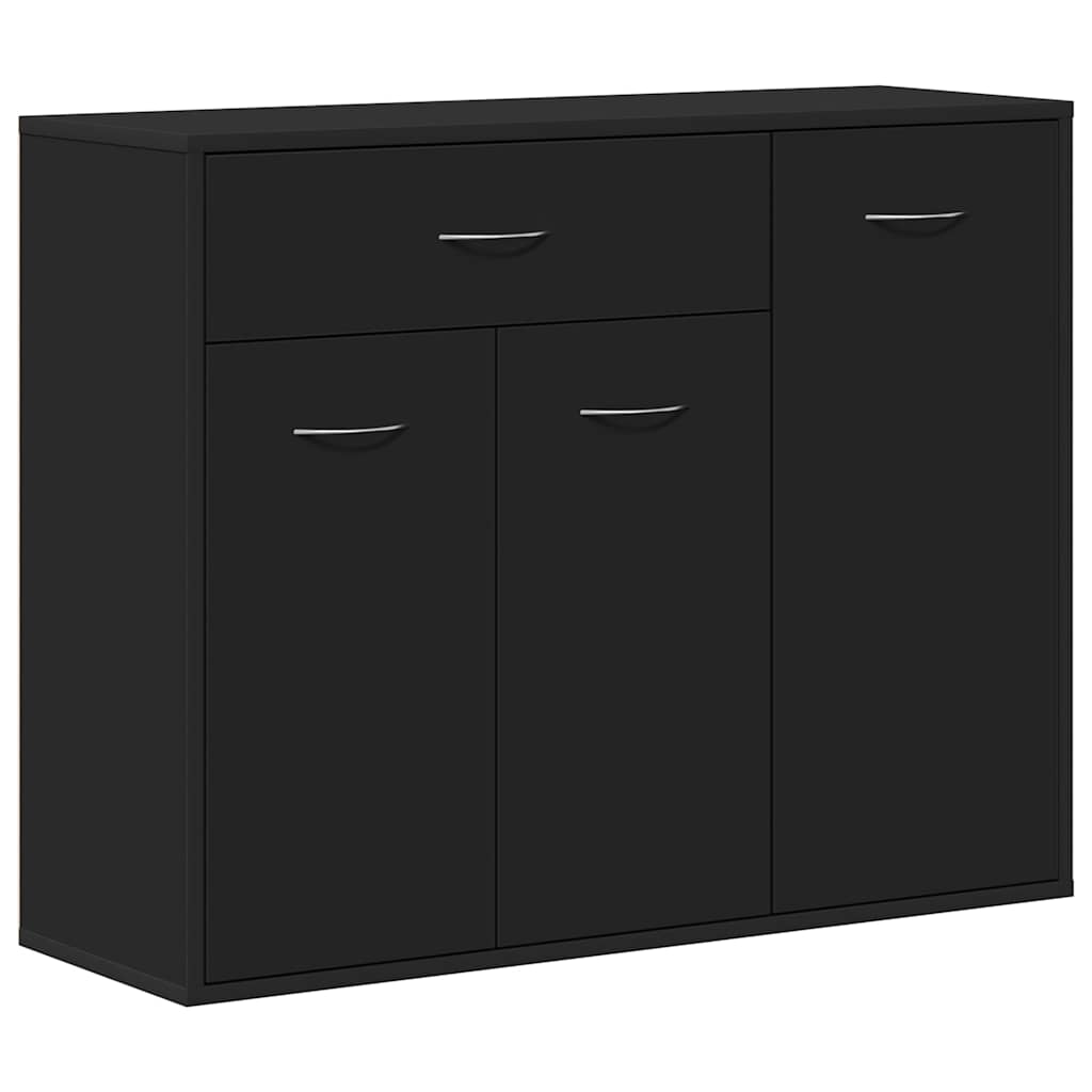 Vidaxl dressoir 88x30x70 cm bewerkt hout zwart