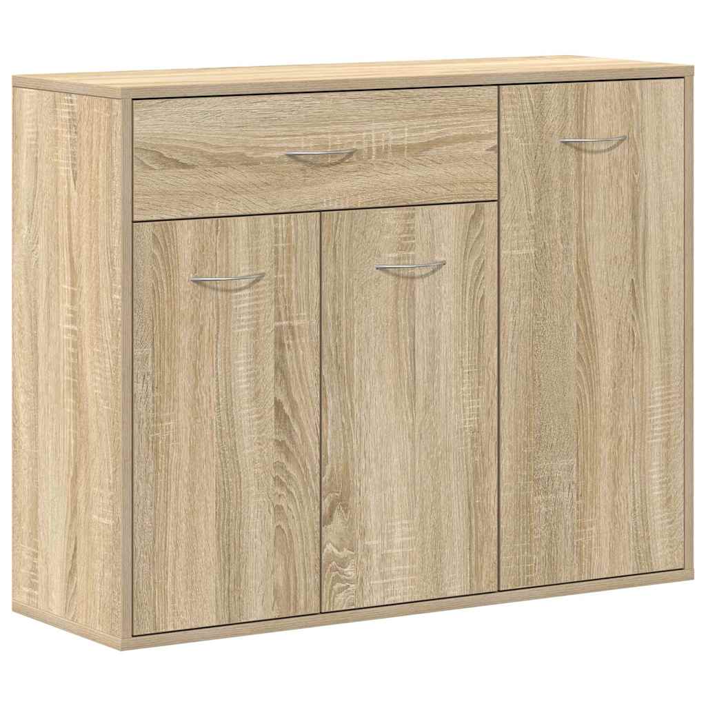 Vidaxl dressoir 88x30x70 cm bewerkt hout sonoma eikenkleurig