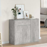 Vidaxl dressoir 88x30x70 cm bewerkt hout betongrijs