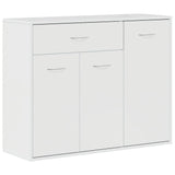 Vidaxl dressoir 88x30x70 cm bewerkt hout hoogglans wit