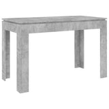Vidaxl eettafel 120x60x76 cm bewerkt hout betongrijs