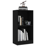 Vidaxl boekenkast 40x24x75 cm bewerkt hout zwart