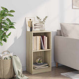 Vidaxl boekenkast 40x24x75 cm bewerkt hout sonoma eikenkleurig