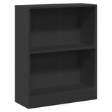 Vidaxl boekenkast 60x24x76 cm bewerkt hout zwart
