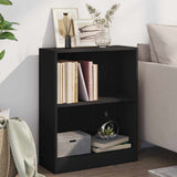 Vidaxl boekenkast 60x24x76 cm bewerkt hout zwart