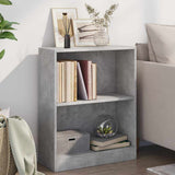 Vidaxl boekenkast 60x24x76 cm bewerkt hout betongrijs