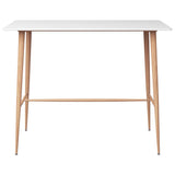 Vidaxl bartafel 120x60x105 cm wit