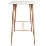 Vidaxl bartafel 120x60x105 cm wit