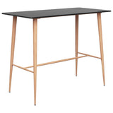 Vidaxl bartafel 120x60x105 cm zwart