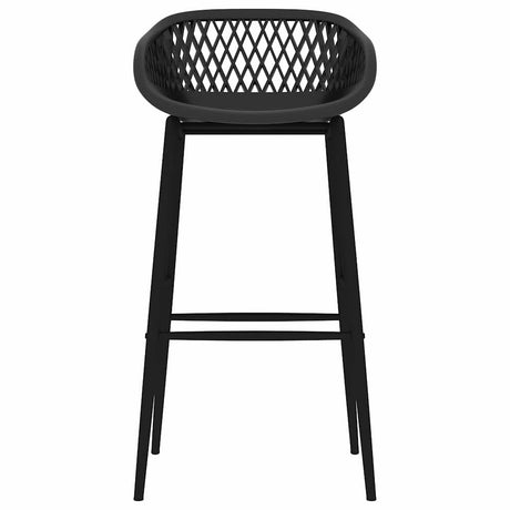 Vidaxl barstoelen 2 st zwart