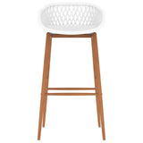Vidaxl barstoelen 2 st wit