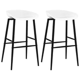 Vidaxl barstoelen 2 st wit
