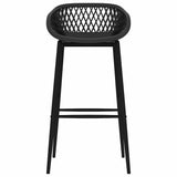 Vidaxl barstoelen 4 st zwart