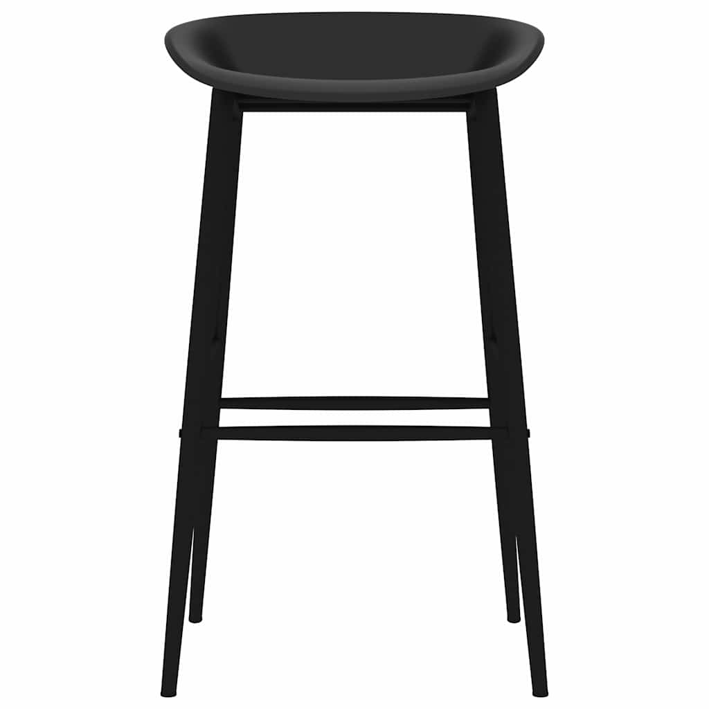 Vidaxl barstoelen 4 st zwart