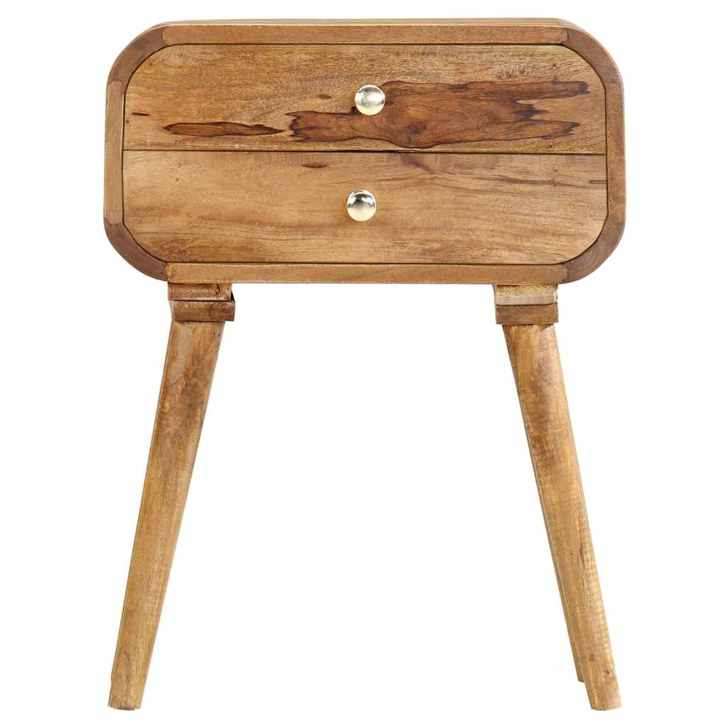 Vidaxl nachtkastje 43x30x58 cm massief mangohout